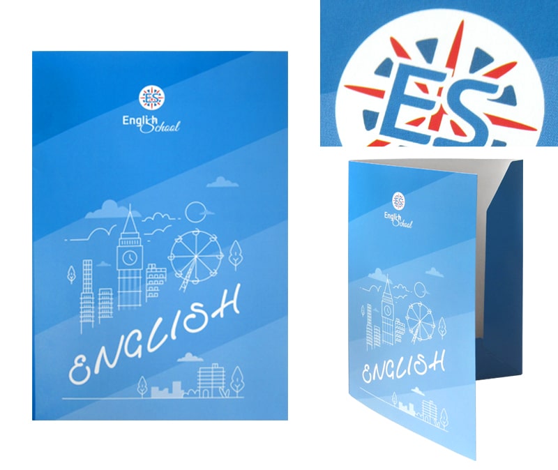 Папки с логотипом как часть фирменного стиля