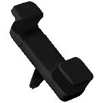 Держатель для телефона "Holder", черный, 9,8х4,8х8 см,пластик,силикон