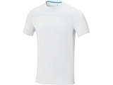 Borax Мужская футболка с короткими рукавами из переработанного полиэстера, сертифицированного согласно GRS - Белый