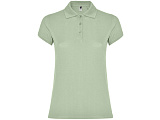 Рубашка-поло Star женская, припыленный зеленый